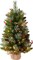 3ft Pre-Lit Artificial Christmas Tree with 70 LED Lights Tabletop (Green) 24"D x 24"W x 36"H